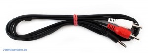 Kabel - 3,5 Klinke auf Cinch Stecker (doppelt) (gebraucht)