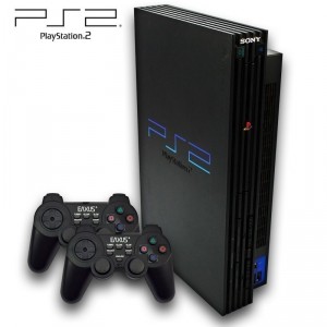 Playstation 2 - Konsole #schwarz (inkl. 2 Controller & Zubeh�r) (gebraucht)