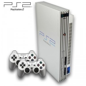 Playstation 2 - Konsole #silber (inkl. 2 Dual Shock Controller & Zubeh�r) (gebraucht)