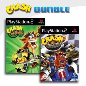 Playstation 2 - Crash Bandicoot: Twinsanity + Crash: Nitro Kart (mit OVP) (gebraucht)