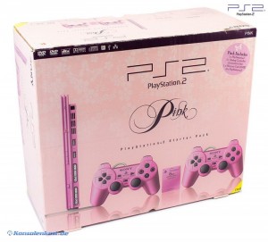 Playstation 2 - Konsole Slim #pink (inkl. 2 Dual Shock Controller & Zubeh�r) (mit OVP) (gebraucht)