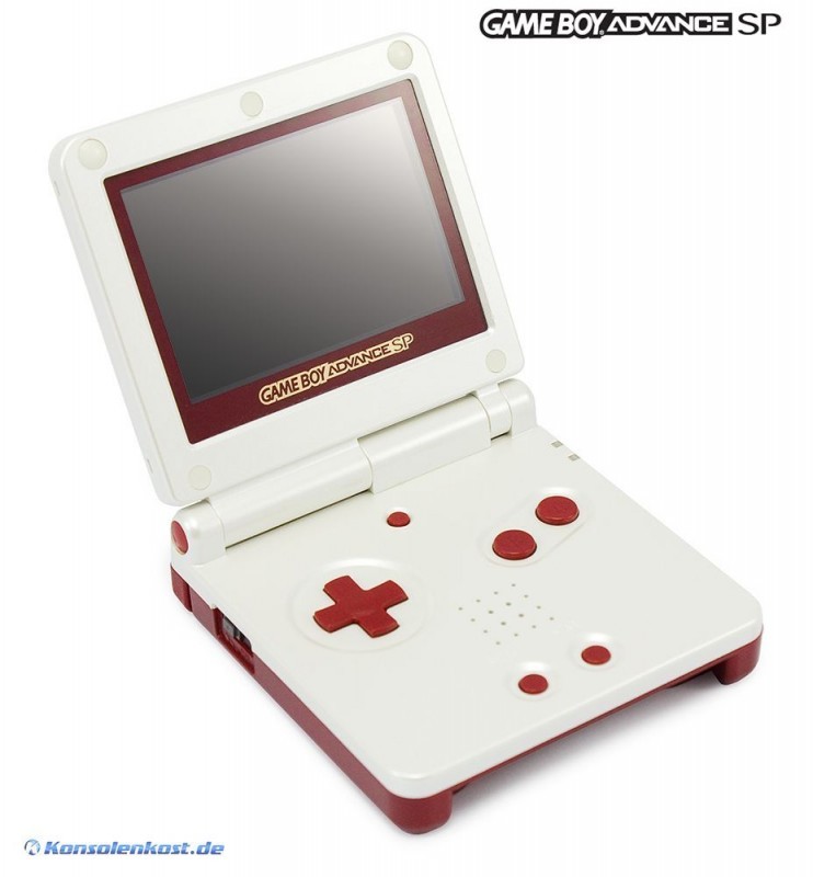 GBA/GameBoy Advance SP Konsole inkl. Netzteil #Famicom Edition (JAP) - Zdjęcie 1 z 1