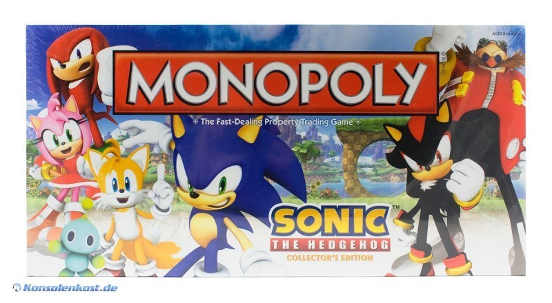 monopoly sonic the hedgehog collector's edition
