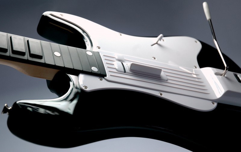 PS3 Peak Starpex Wood Guitar FOR Guitar Hero Rock Band PS2 NEW Boxed