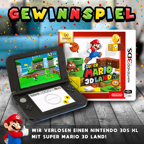Gewinne jetzt einen Nintendo 3DS XL + Super Mario 3D Land! giveaway-image