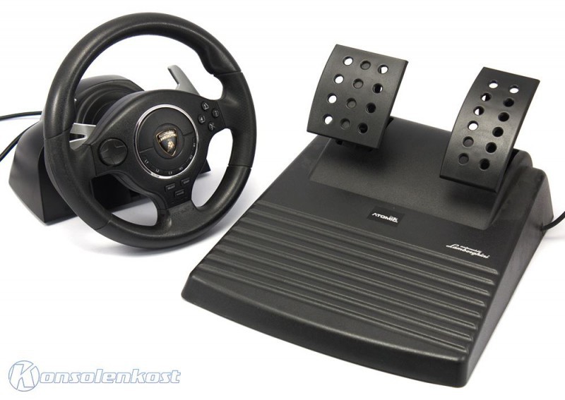 PS3 - Lenkrad / Racing / Steering Wheel mit Pedale #Super ...