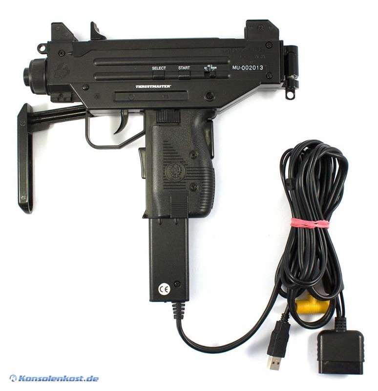 Playstation 2 Light Gun / Pistole / Phaser Micro Uzi [Thrustmaster